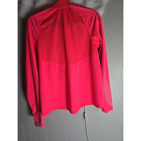 Nike Neon Pink Dri-Fit Running Reflective Womens Medium Jacket Athletic - Picture 8 of 10